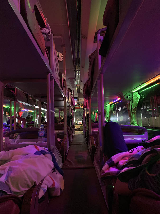 Sleeping bus